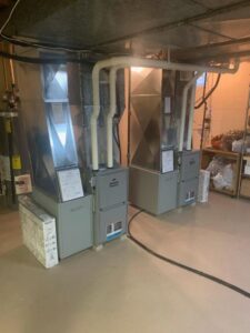 Gas Furnace After Maintenance by Donovan & Jorgenson Heating and Cooling Tech in Milwaukee, WI