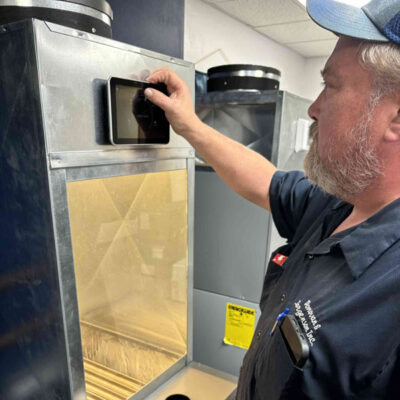 Smart thermostat interface by Donovan & Jorgenson Heating and Cooling in Mukwonago, WI