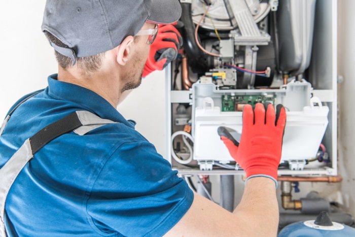 Expert furnace maintenance service by Donovan & Jorgenson, ensuring optimal heating performance