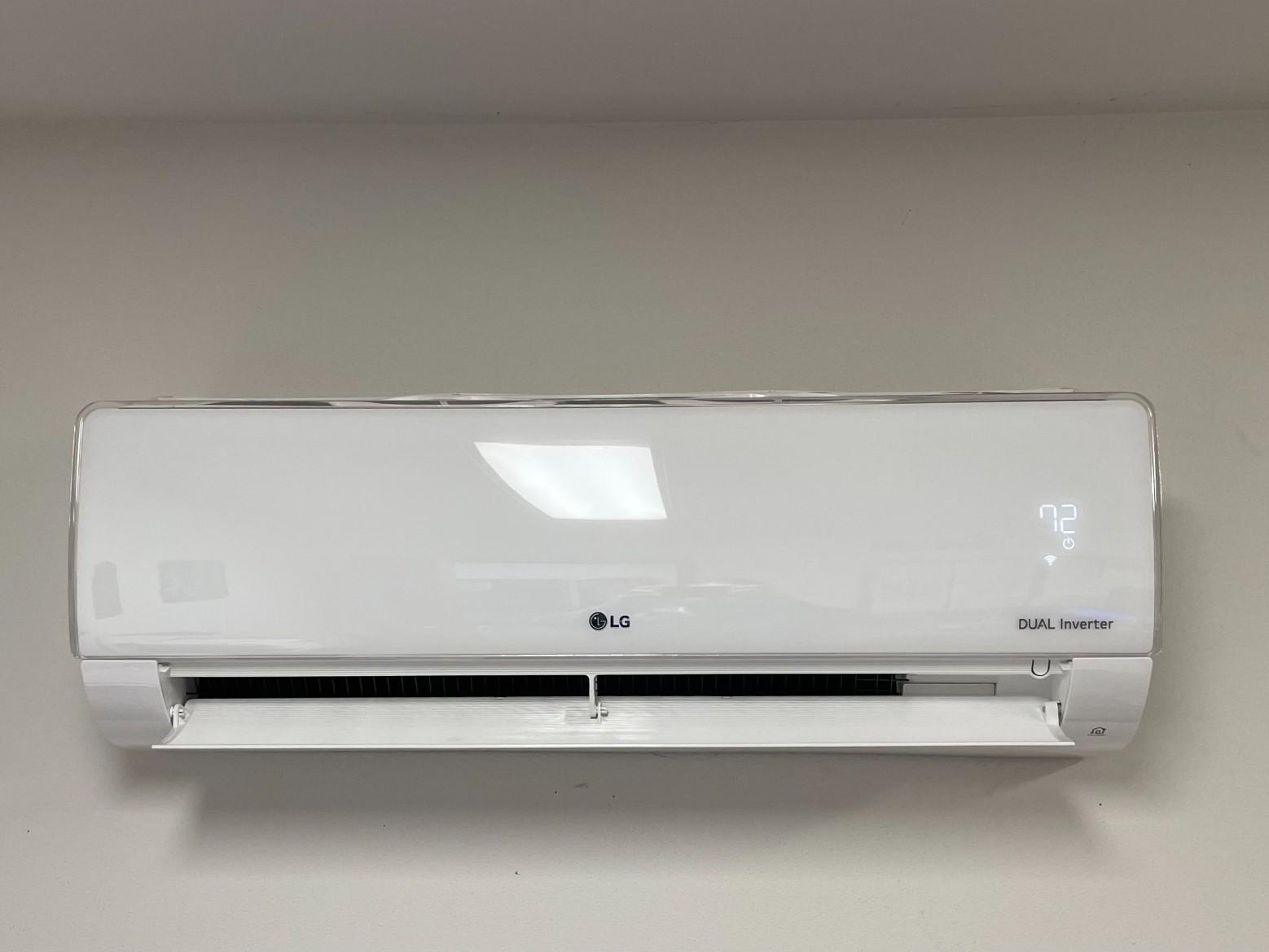 LG Dual Inverter Air Conditioner Mounted on Wall