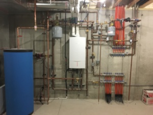 Hydronic heating system with piping in Mukwonago, WI